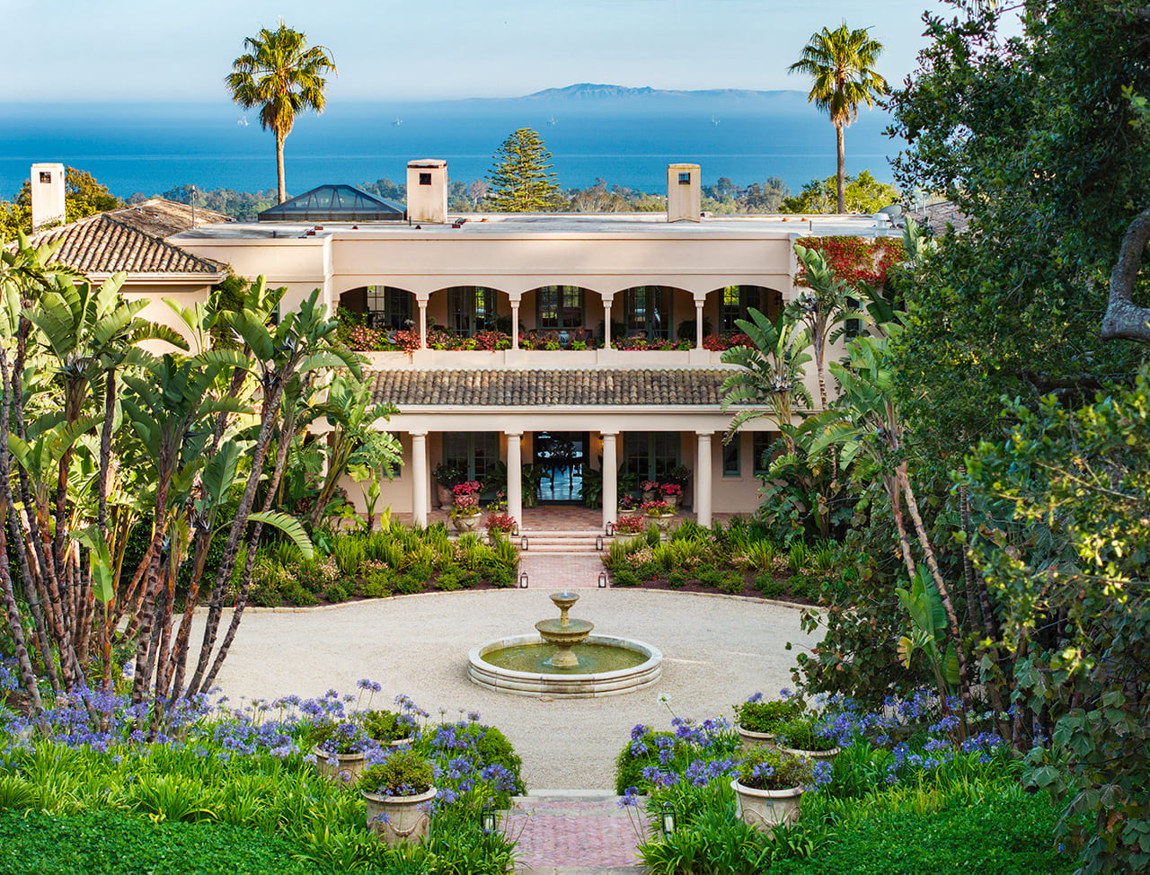 Joyce Rey Presents A Historic Ocean & Mountain View Estate In Montecito