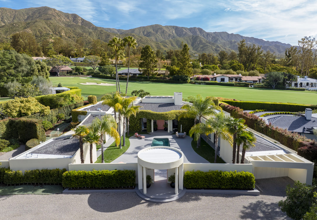 Riskin Partners Estate Group Presents A Modern Single-Level Residence In Montecito