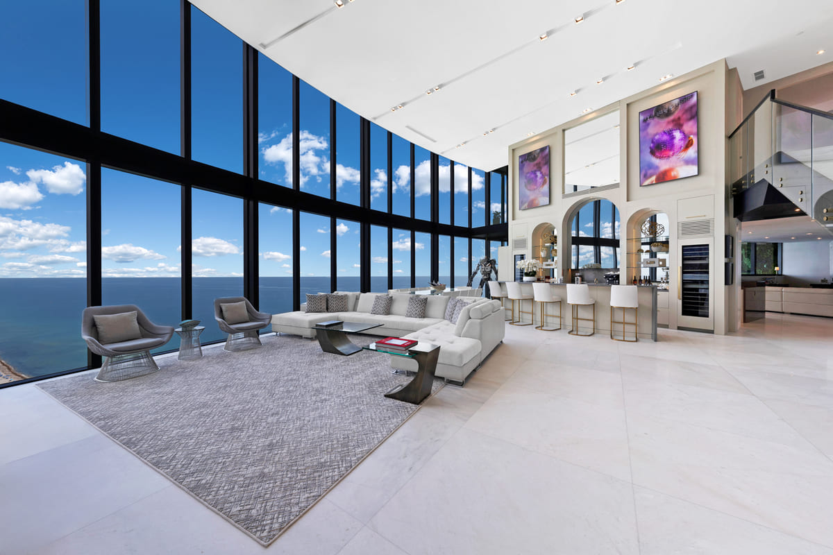 Melissa Barragan Presents An Exquisite 2-Level Penthouse At Porsche Design Tower