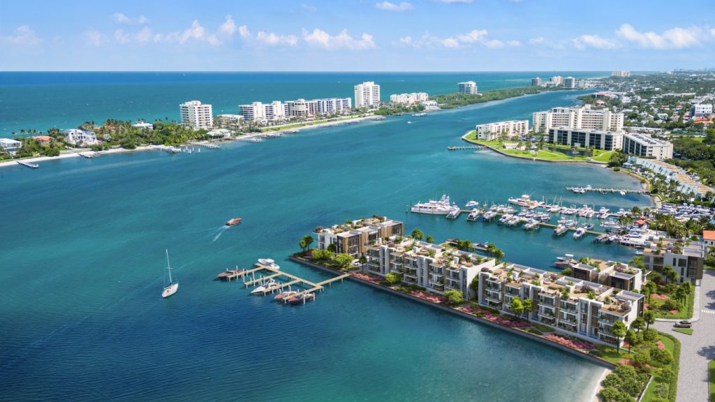 FORTE LUXE Jupiter — Waterfront Aerial