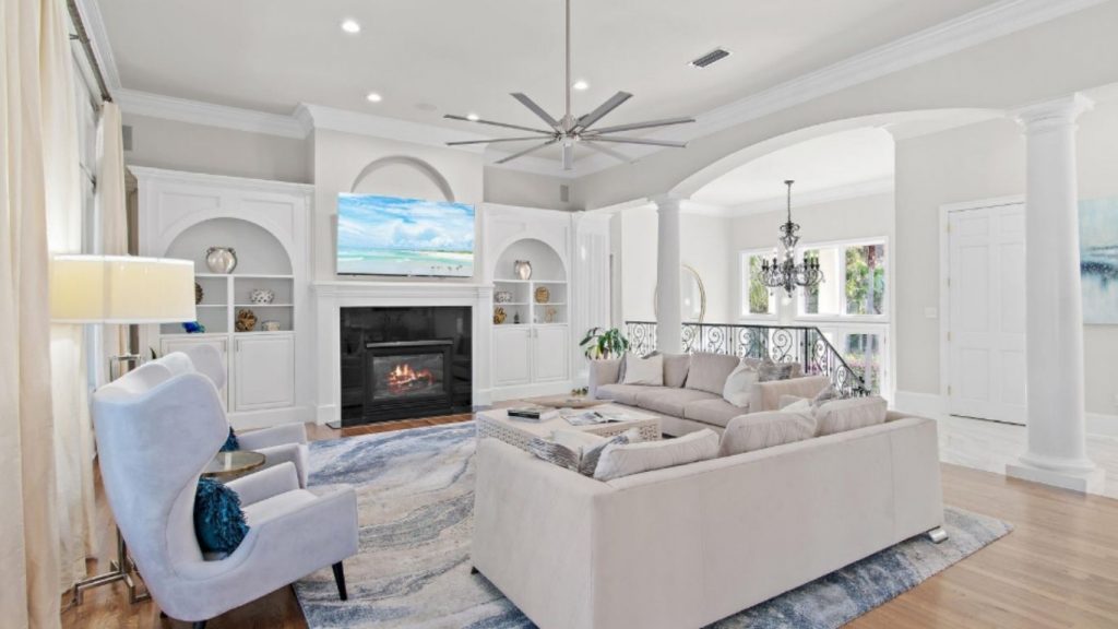 2940 Pine Valley Drive open-concept living area
