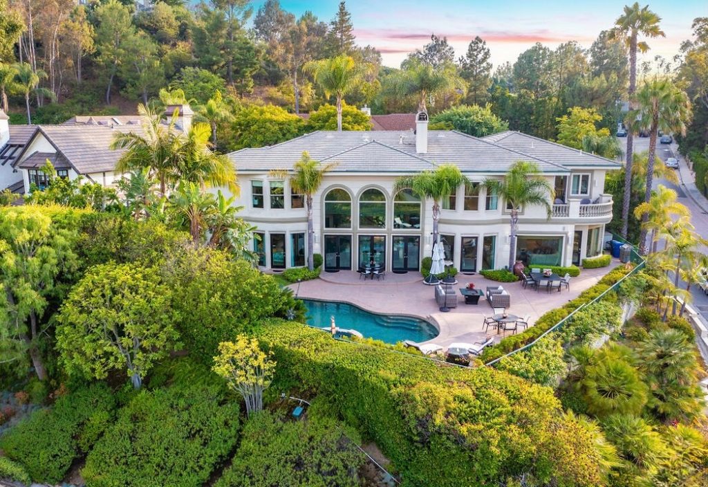 Contemporary estate in The Summit above Beverly Hills