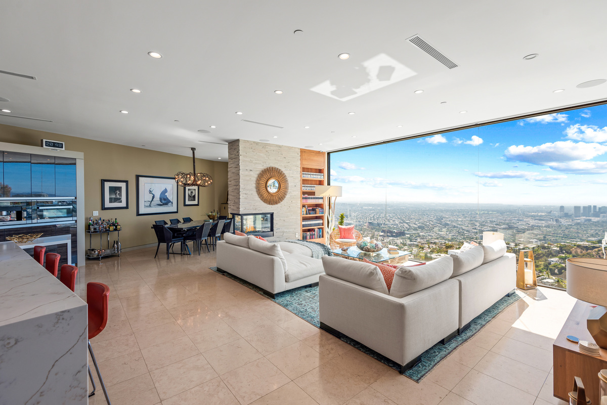 Myra Nourmand Presents A Modern Skyline View Home In Los Angeles
